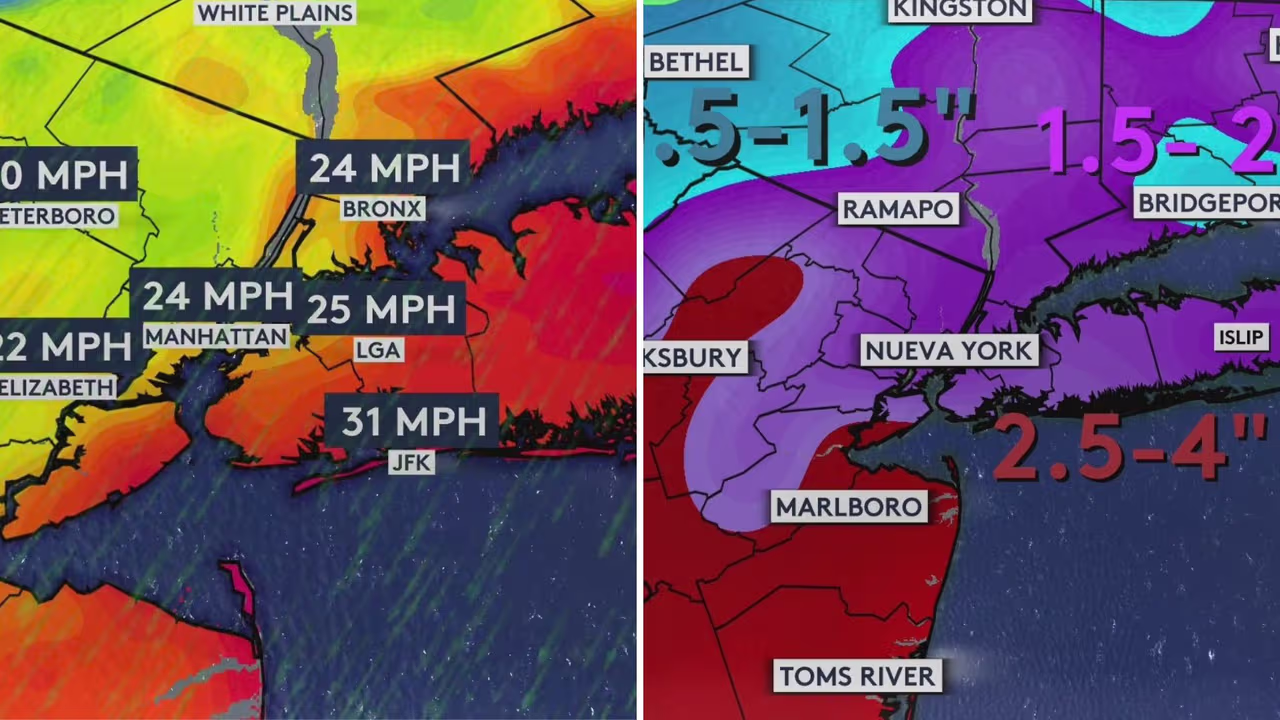 Un nor'easter que se intensifica se acerca al noreste con fuertes vientos y lluvias